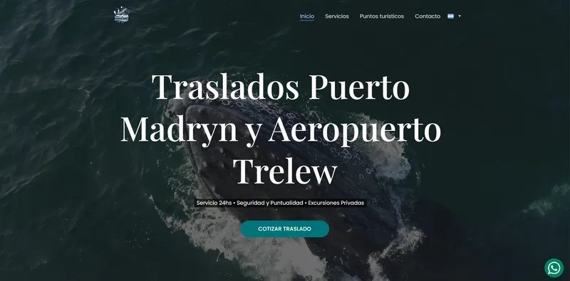 Traslados Patagonia — Tourism transfer website